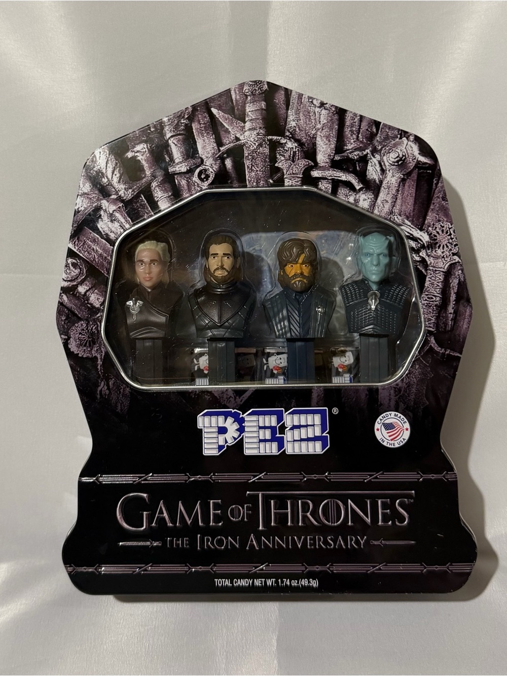 PEZ Game of Thrones Iron Anniversary Collector Pez Dispenser Set - Black